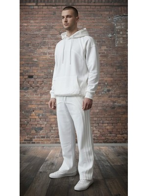 Black Steel Kapşonlu Oversize Eşofman Takımı