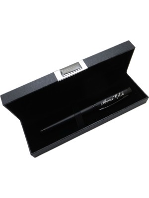 Signator® M557 Mat Siyah Roller Kalem | Isme Özel Kalem | Hediyelik Kalem
