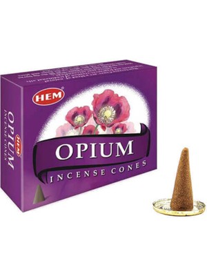 Lorvento Opium Konik Tütsü Seti (120 Adet) – Metal Altlıklı, Mistikal Opium Nota