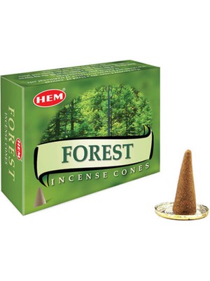 Lorvento Forest Konik Tütsü Seti (120 Adet) – Metal Altlıklı, Doğal Orman Esintisi