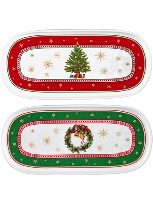 LuckyArt Lucky Art Merrilyn Bone 25CM 2 Li Tabak Seti