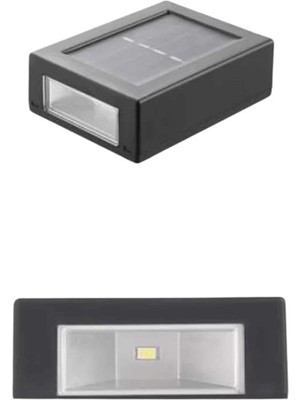 Magne Solar Güneş Enerjili Çift Taraflı Duvar Lambası Çift Taraflı Duvar Lamba Gün - TGR9545-1601