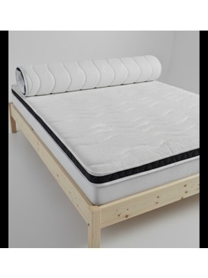 Royalyat Visco Ortopedik Yatak Koruyucu Yatak Pedi & Yatak Şiltesi Lastikli 5 cm