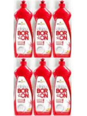 Boron Doğal İçerikli Bulaşık Deterjanı Elde Yıkama İçin 6 Lı Beyaz Jel 41 Yıkama
