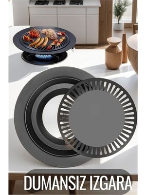Magne Hsnet Kokusuz Dumansız Izgara Su Hazneli Ocak Üstü Grill - TGR9575-2457