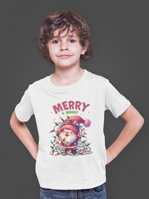Bumeta Merry Bright Noel Baba Yılbaşı Çocuk Tişört T-Shirt