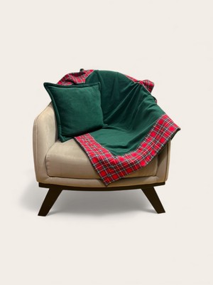 Mayu Baby Collection Ithal Polar & Scotch Kumaş Yeni Yıl Temalı Bebek & Tv Battaniyesi