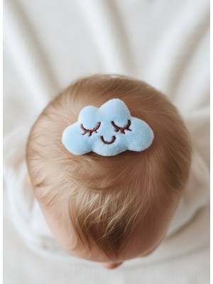 Toka Delisi Saçsız Bebek Tokası, Sevimli Saç Acıtmayan Tavşan Geyik Bulut Figürlü Saçsız Bebek Tokası