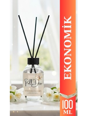 PellDio White Flowers Çubuklu Oda Kokusu Eko 100ML
