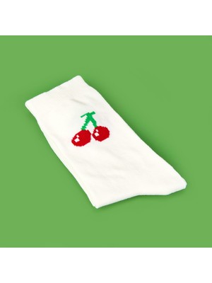 Matmel Soft Cherry Çorap - Ekru