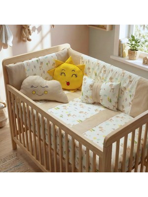 Kista Baby Bebek Uyku Seti Nevresim Takımı 80x130 Bambi Kahverengi