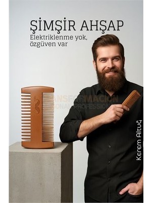 Skygo Ahşap Sakal ve Bıyık Tarağı – Antistatik Şimşir Tarak