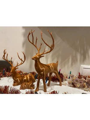 Szd Design Ren Geyiği Yılbaşı Masaüstü Figürü