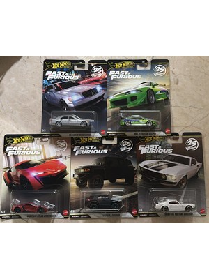 Hot Wheels Premium 2026 Fast And Furious 25. Yıl HNW46 979N 5'li Set