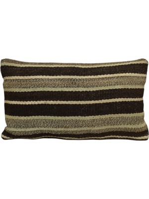 Kilim Antik El Dokuma Dekoratif Lumbar Kilim Kırlent Yastık Kılıfı 1043 - Yeni - Çok Renkli