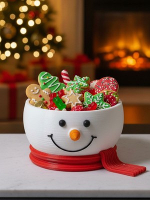 Szd Design Sevimli Kardan Adam Figürlü Yılbaşı Çerezlik