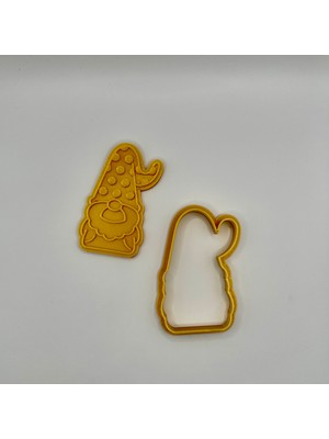 Szd Design Iskandinav Cüce (Gnome) Kurabiye Kalıbı ve Damga