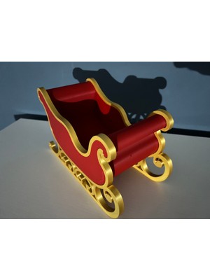 Szd Design Noel Baba Kızak ve Geyik Temalı Masa Dekoru Seti