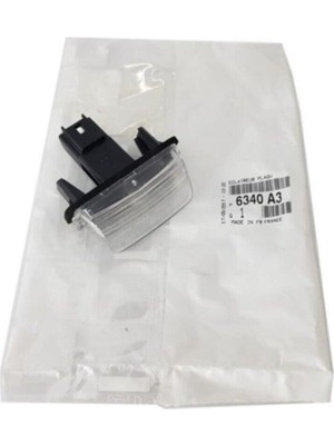 Feyza Design 206-308 Plaka Lambası, Orijinal 6340.A3, Yüksek Kalite, Dayanıklı