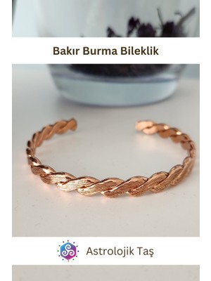 ASTRO STONES Bakır Burma Bileklik Bilezik Kadın Erkek