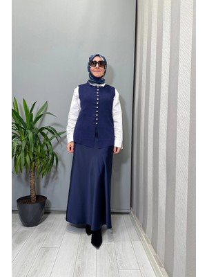 Ghisa Yelek Lacivert 26KOBYLK3292