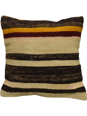 Kilim Antik El Dokuma Dekoratif Kilim Kırlent Yastık Kılıfı 0995 - Yeni - Çok Renkli