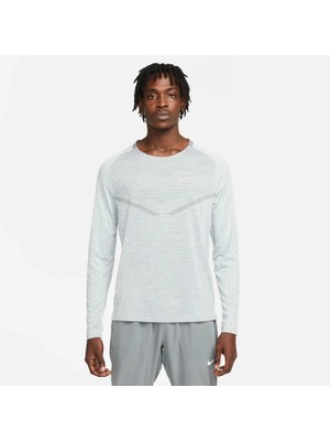 Nike Dri-Fıt Techknit Uzun Kollu Reflektörlü Erkek Koşu Üstü
