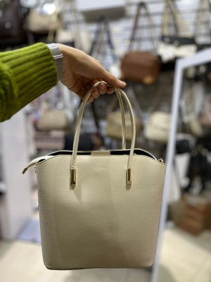 Levidor Lêvi D'or Premium Krem Kadın El Çantası 930926