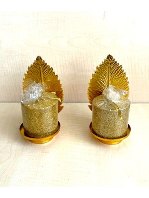 Feyza Design Metal Mumluk Seti, Şık ve Dayanıklı Dekoratif Aksesuarlar