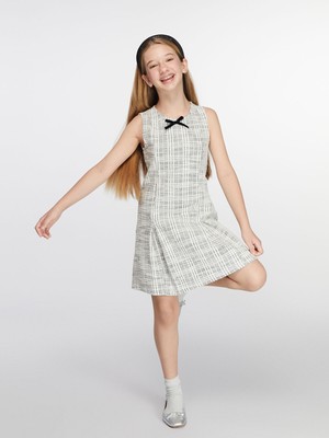 Lc Waikiki Yeni Sezon Bisiklet Yaka Kız Çocuk Elbise