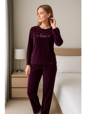 Mutlu City Kadın Yuvarlak Yaka Kaliteli Pijama Takımı 46511