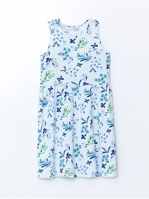 Lc Waikiki Yeni Sezon Bisiklet Yaka Kız Çocuk Elbise