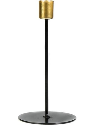 Feyza Design Şık Metal Mumluk Gold, Zarif ve Modern Dekorasyon Parçası