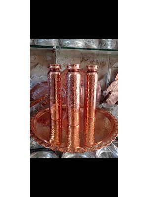 Gülayşenin Dünyası Mardin Bakır Dövme Model Termos 750 ml Kapasiteli