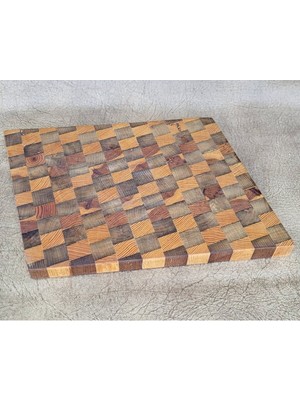 Doğal Ahşap Kütük Sunum Tahtası, Şık ve Kullanışlı Tasarım