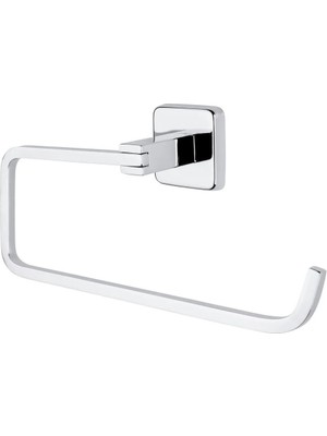 Tema Lüx Kare Plus Kağıt Havluluk | Paslanmaz Ss 304 Krom Kaplama Banyo Mutfak Askısı