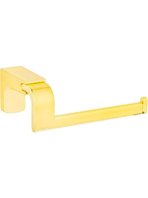 Tema Premium Tuvalet Kağıtlığı Altın | Paslanmaz Kaplama Lüks Banyo Wc Kağıtlık 5 Yıl Garanti