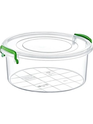 Aspata Store Buğz Yuvarlak Saklama Kutusu 2.4 Litre