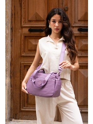 Sanmorris Kadın Su Geçirmez Çok Gözlü Ayarlanabilir Askılı Günlük,plaj,seyahat - El ve Omuz Çantası