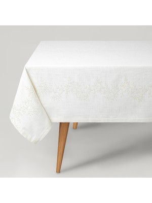 Linens Magnolia 150X300 cm Masa Örtüsü Naturel Gold