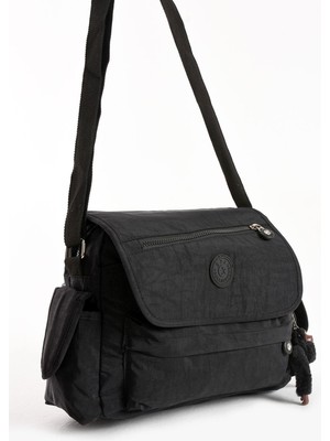 571 Collections Çanta Çapraz Askılı Ultra Hafif Su Geçirmez Çok Cepli Kadın Omuz Çantası Maymunlu