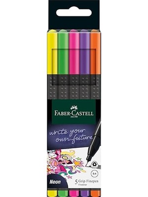 Faber-Castell Seti + Faber-Castell Grip Finepen Ince Keçe Uçlu Kalem Seti, 5’l... + 12 Ürün