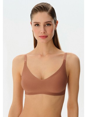 Suwen Nude Invisible Soft Lazer Kesim Balensiz Sütyen