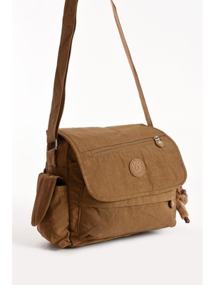 571 Collections Çanta Çapraz Askılı Ultra Hafif Su Geçirmez Çok Cepli Kadın Omuz Çantası Maymunlu