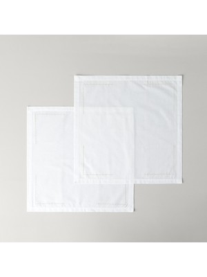 Linens Patrick 45X45 cm 2'li Peçete Kırık Beyaz