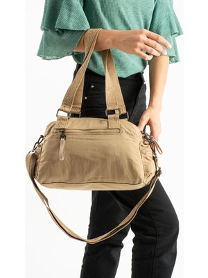 571 Collections Çanta Ultra Hafif Yumuşak Dokulu Esnek Su Geçirmez Polyamid Kumaş Günlük Omuz Kol Çantası