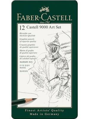 Faber-Castell Seti + Faber-Castell 9000 Dereceli Kurşun Kalem Seti, 12’li (8b,... + 17 Ürün