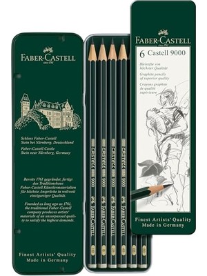 Faber-Castell Seti + Faber-Castell Graphite Aquarelle Kurşun Kalem Seti, 5’li,... + 1 Ürün