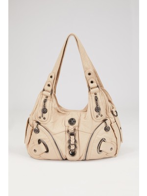 Levidor Metal Detaylı Omuz Çantası –