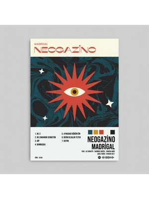 Orendart Madrigal - Neogazino Spotify Çerçeveli - Çerçevesiz Poster Tablo
